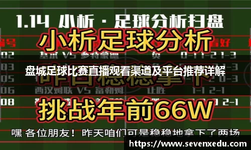 盘城足球比赛直播观看渠道及平台推荐详解