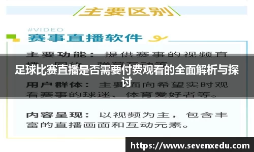 足球比赛直播是否需要付费观看的全面解析与探讨